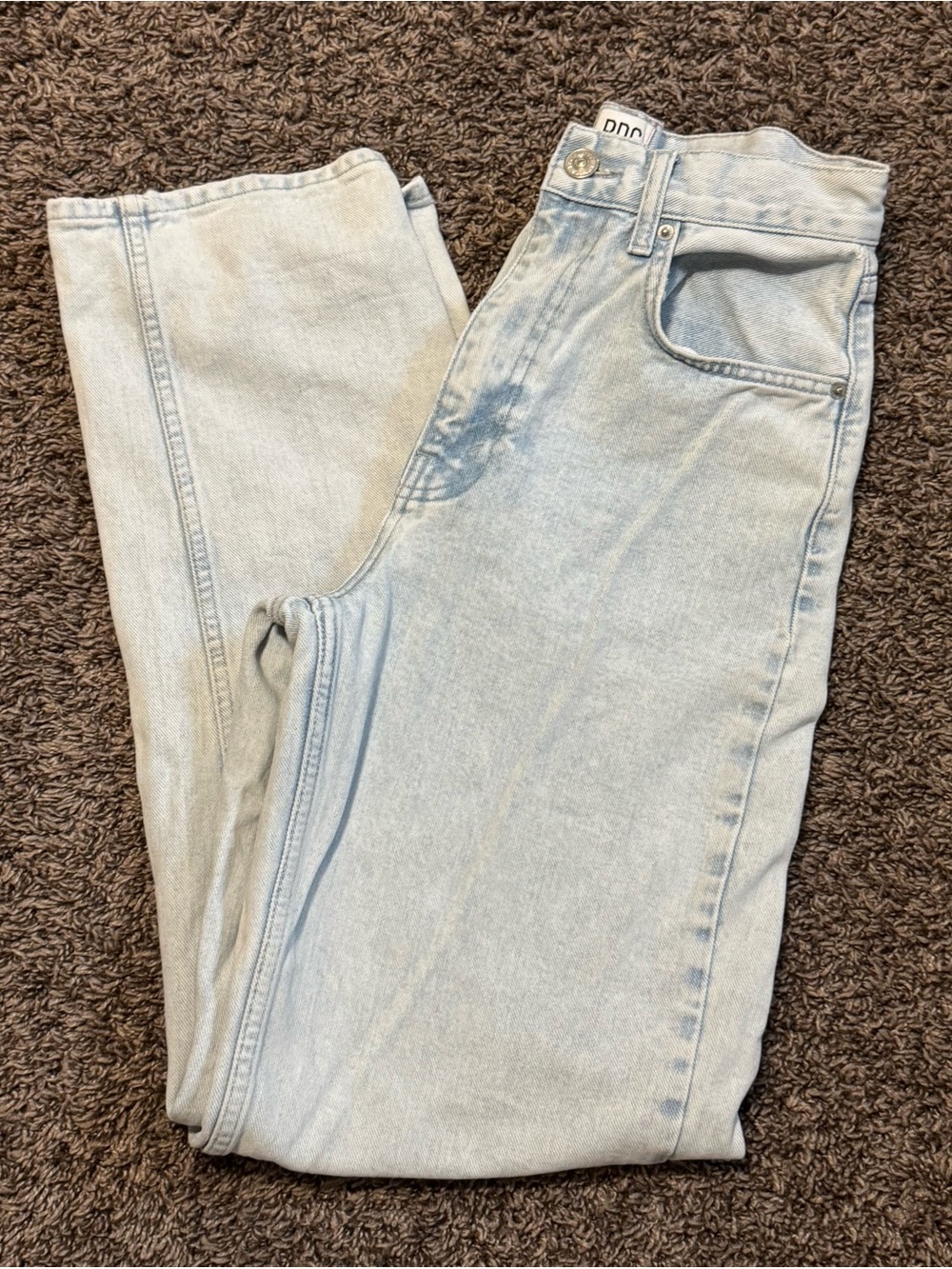 Urban Outfitters BDG High Rise Baggy Jean- Light Wash- Womens 27